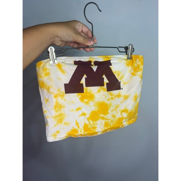 MN Gophers PINK Tube top with built in bra size medium - Picture 1 of 6